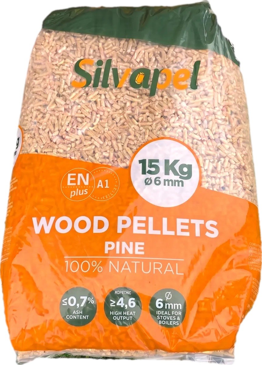 Silvapel 15 kg pellet bag